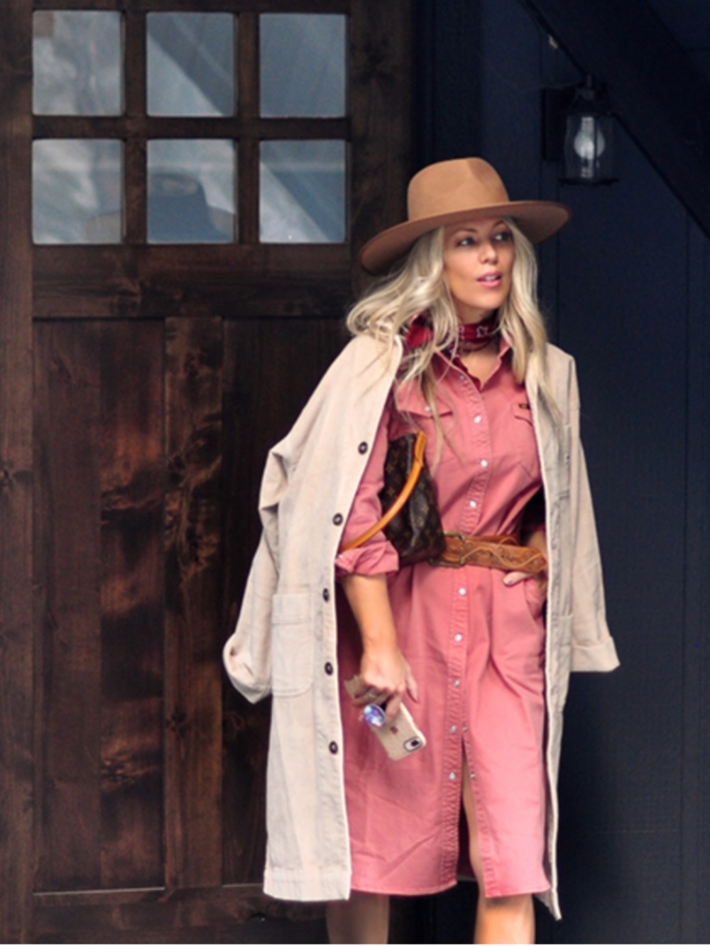 Lee Jeans retro BARN JACKET western utility long midi lightweight coat corduroy